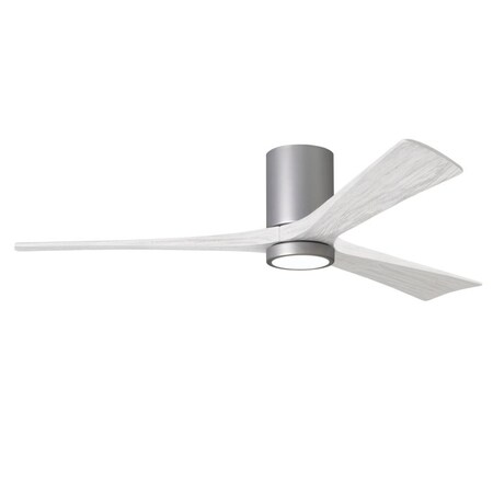 Matthews Fan Co Brushed Nickel Ceiling Fan IR3HLK-BN-MWH-60